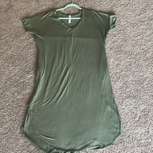 Zenana Maxi Dress Split Hem w/ Pockets